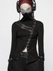 Gothic Women Black Clothing Punk Shirt Tops Steampunk Fashion Dress Metal RSPUNKWT-543TCF3 - Sequin Dress Plus