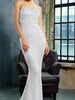Silver Long Sequin Dress Mermaid Sweetheart Cocktail Party Prom Wedding RSLM1380 - Sequin Dress Plus